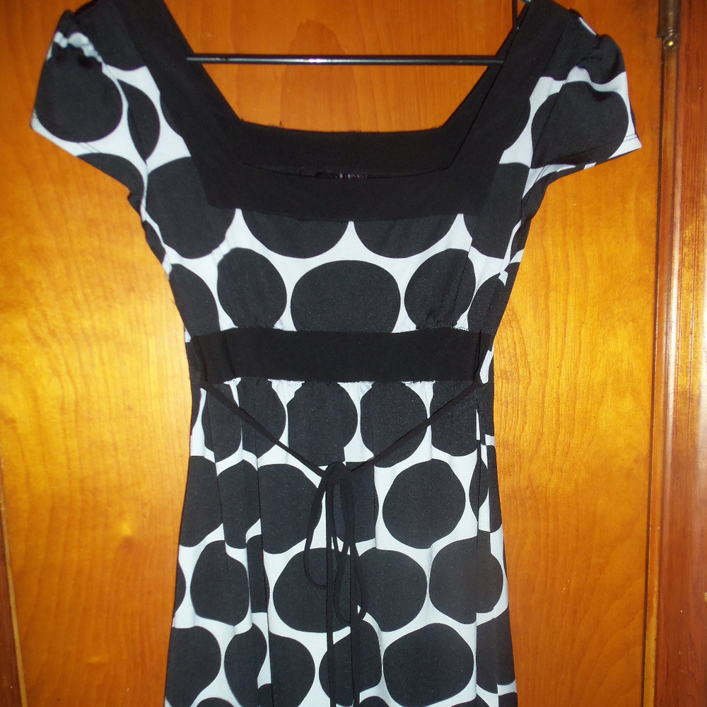 J.F.W by Just For Wraps Black Dot Dress Me…